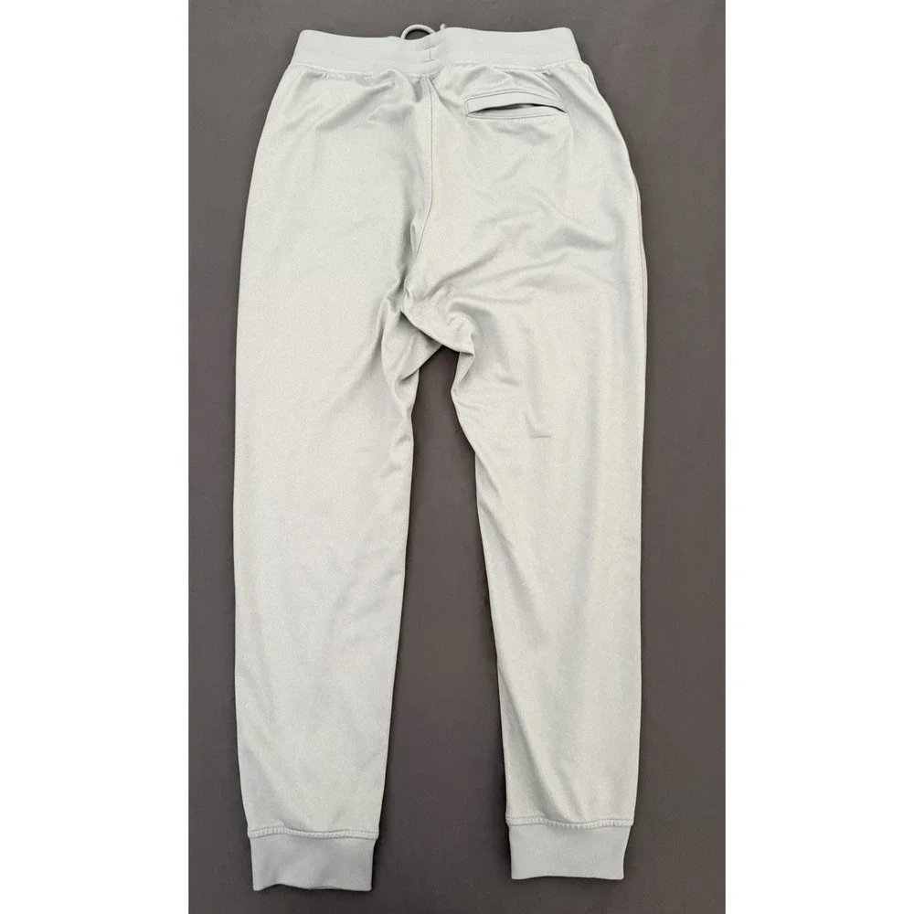 Under Armour Sweatpants Mens Large Gray Knit Jogger Zip Pockets Athletic 1366207